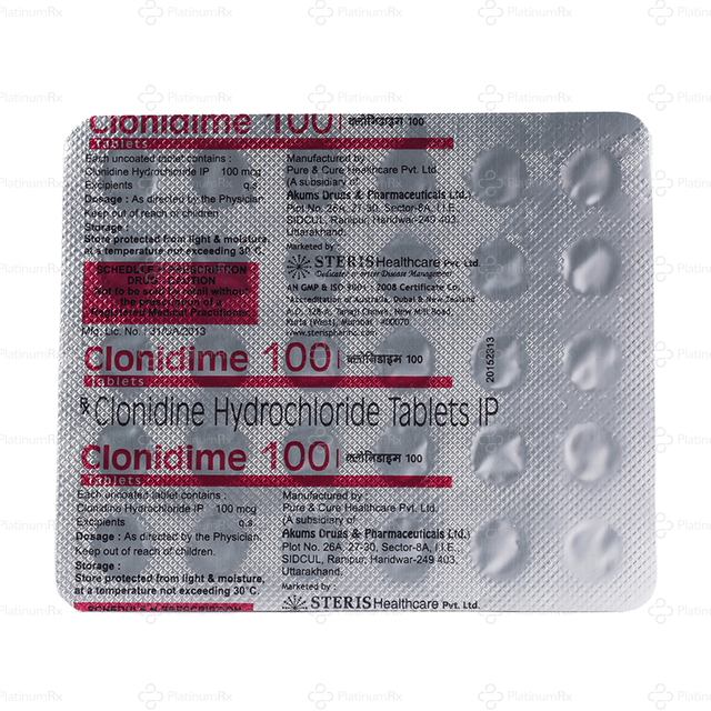 Clonidime 100mcg Tablet 30s