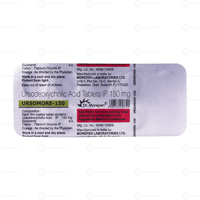 Ursomore 150mg Tablet 10s