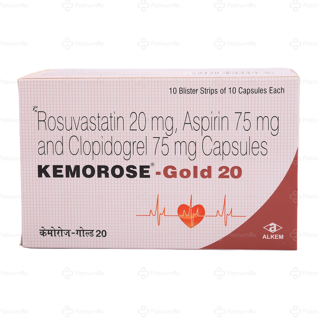 Kemorose Gold 20mg Capsule 10s