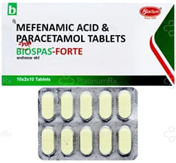 Biospas Forte 500/325mg Tablet 10s