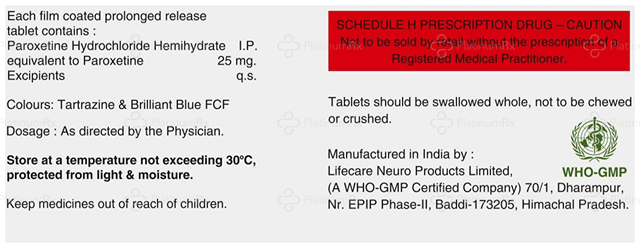 Pexdo CR 25mg Tablet PR 10s
