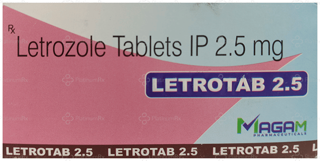 Letrotab 2.5mg Tablet 5s