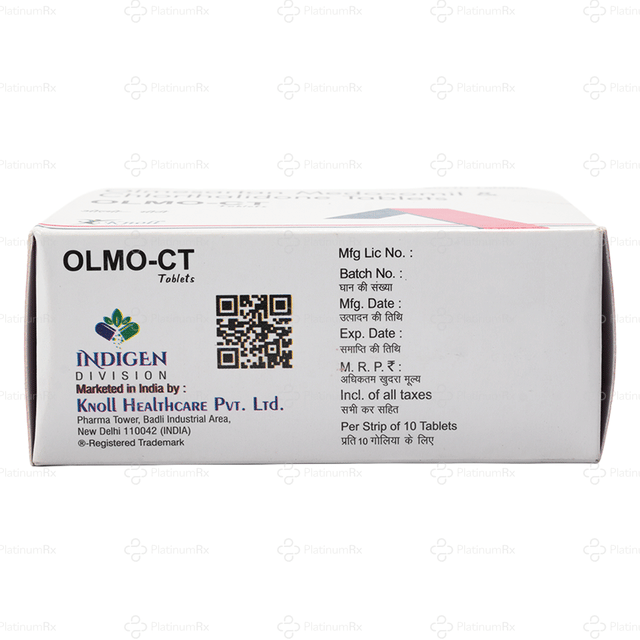 Olmo CT 40/12.5mg Tablet 10s