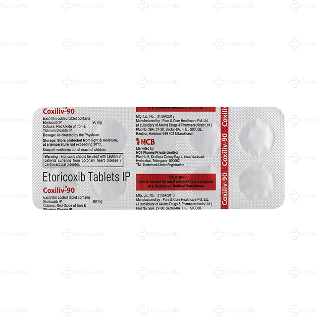 Coxiliv 90mg Tablet 10s