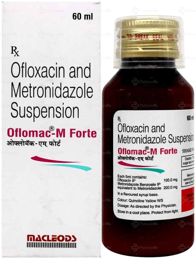 Oflomac M Forte 200/100mg Suspension 60ml