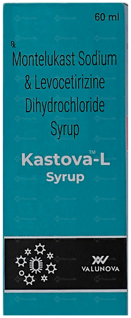 Kastova L 2.5/4mg Syrup 60ml