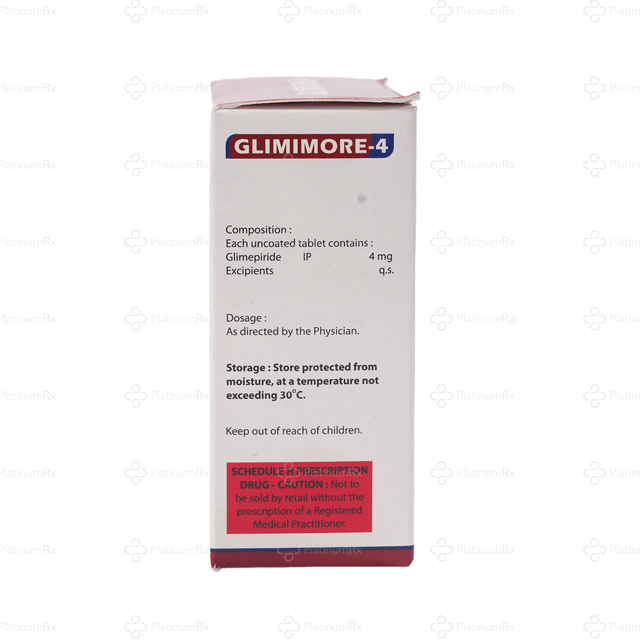 Glimimore 4mg Tablet 10s