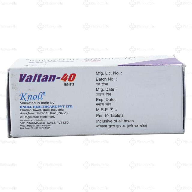 Valtan 40mg Tablet 10s