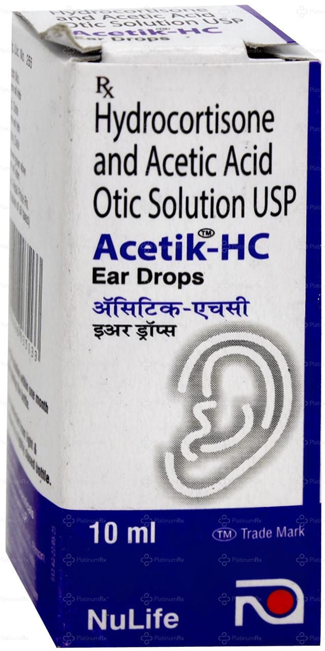 Acetik HC Ear Drop 10ml