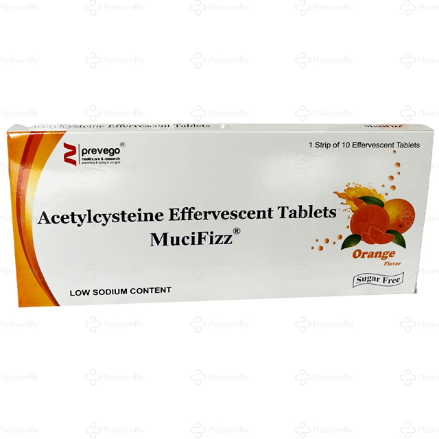 Mucifizz 600mg Effervescent Tablet 10s