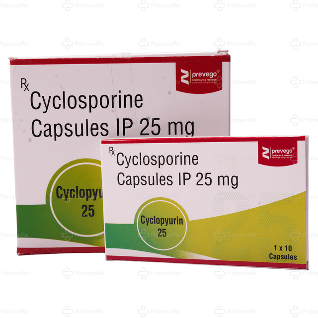 Cyclopyurin 25mg Capsule 10s