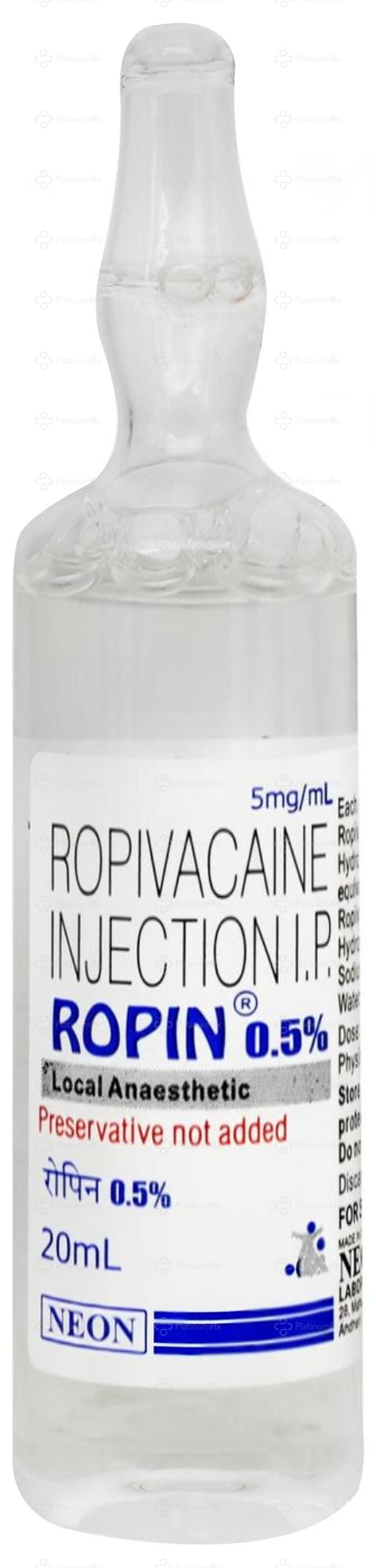 Ropin 0.50% Injection 20ml