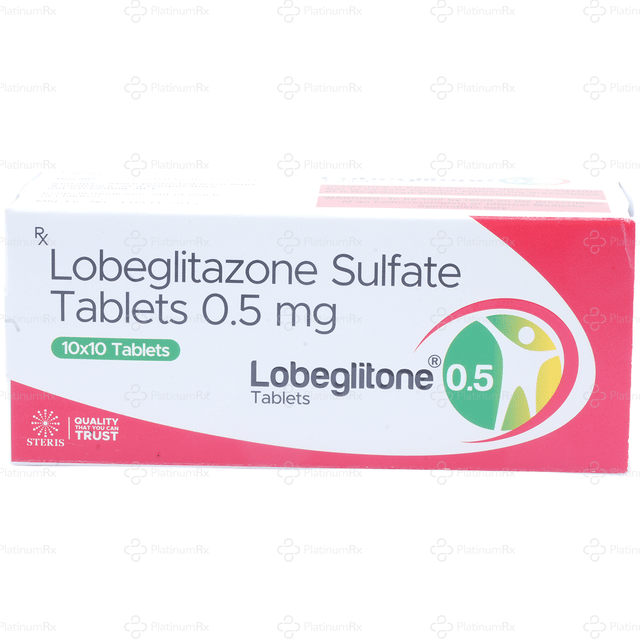 Lobeglitone 0.5mg Tablet 10s