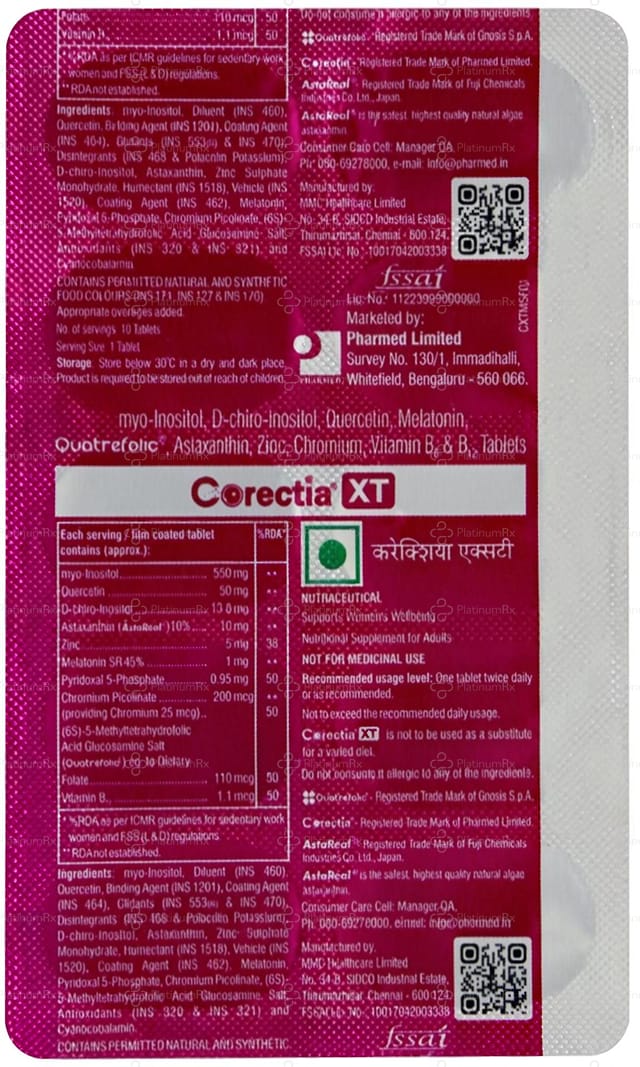 Corectia XT Tablet 10s