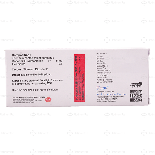 Donzinol 5mg Tablet 10s