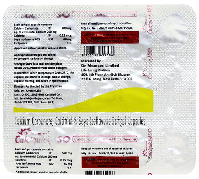 Calciquick ISO Softgel Capsule 15s