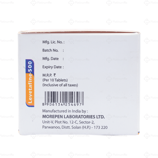 Levetafine 500mg Tablet 10s