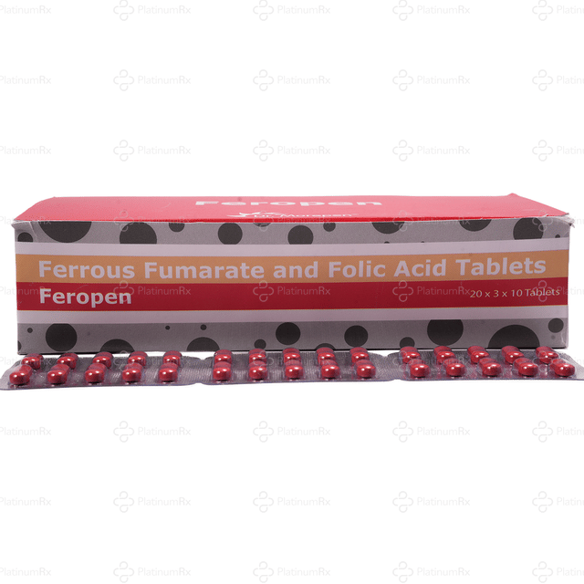 Feropen 152mg/1500mcg Tablet 10s