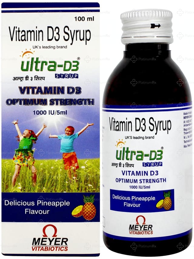 Ultra D3 1000IU Delicious Pineapple Syrup 100ml