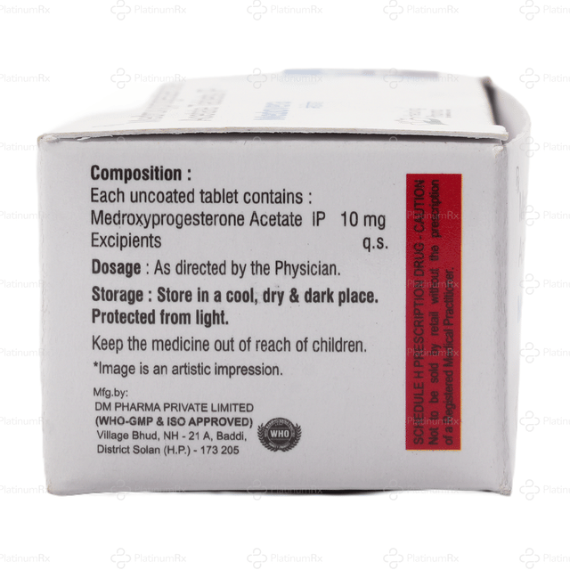 Medovera 10mg Tablet 10s