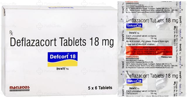 Defcort 18mg Tablet 6s