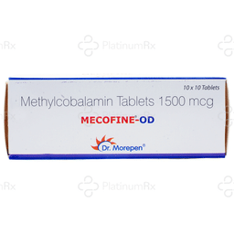 Mecofine OD 1500mcg Tablet 10s