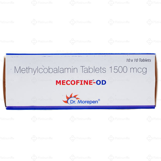 Mecofine OD 1500mcg Tablet 10s