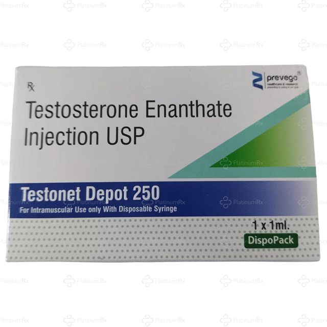 Testonet Depot 250mg Injection 1ml
