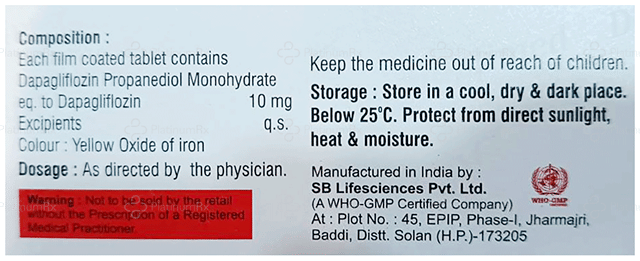 Daplimed 10mg Tablet 10s