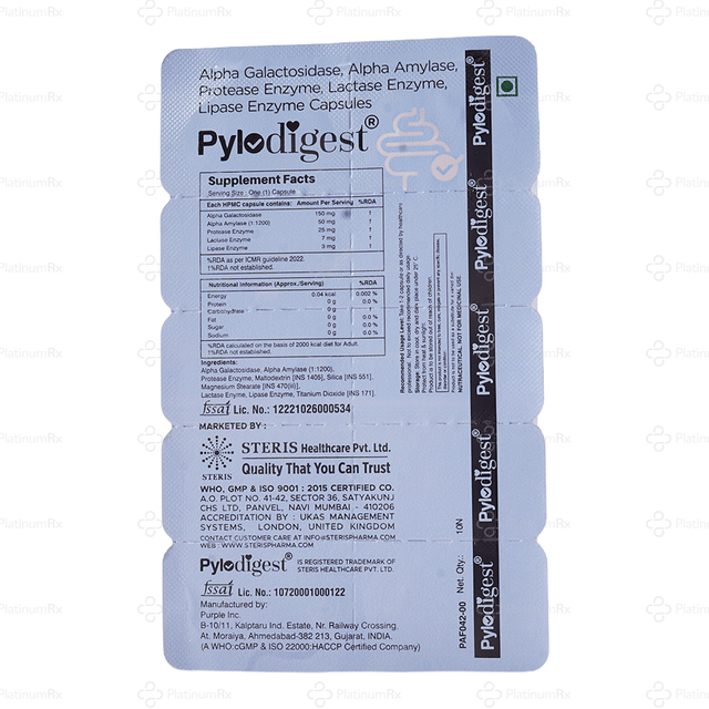 Pylodigest Capsule 10s