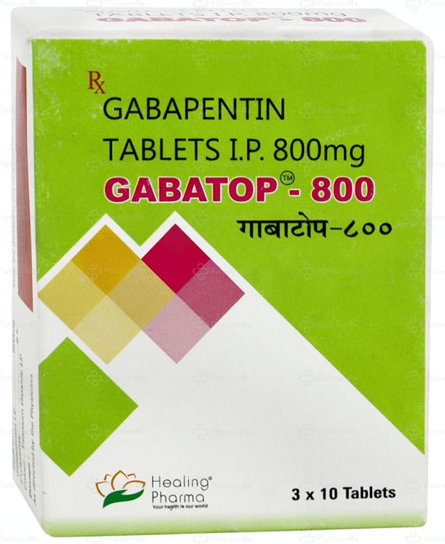 Gabatop 800mg Tablet 10s