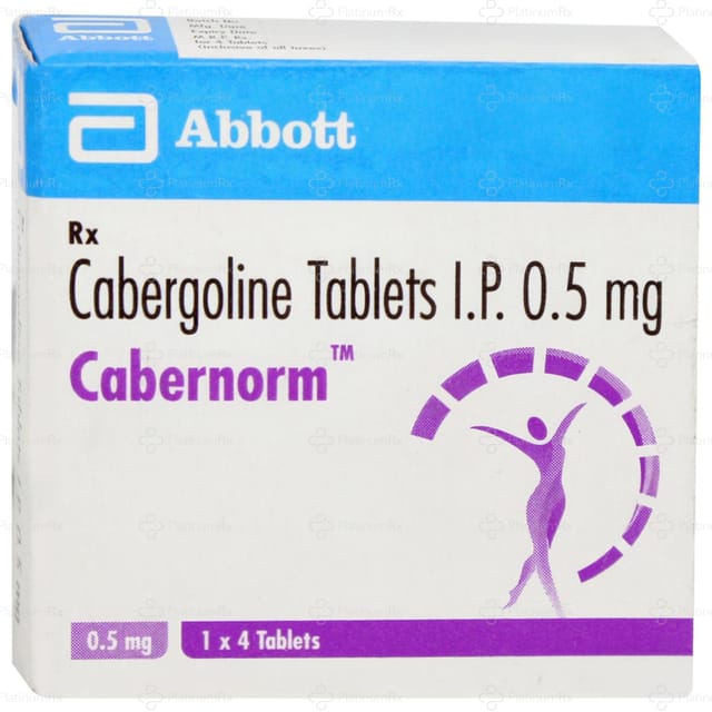 Cabermore 0.5mg Tablet 4s