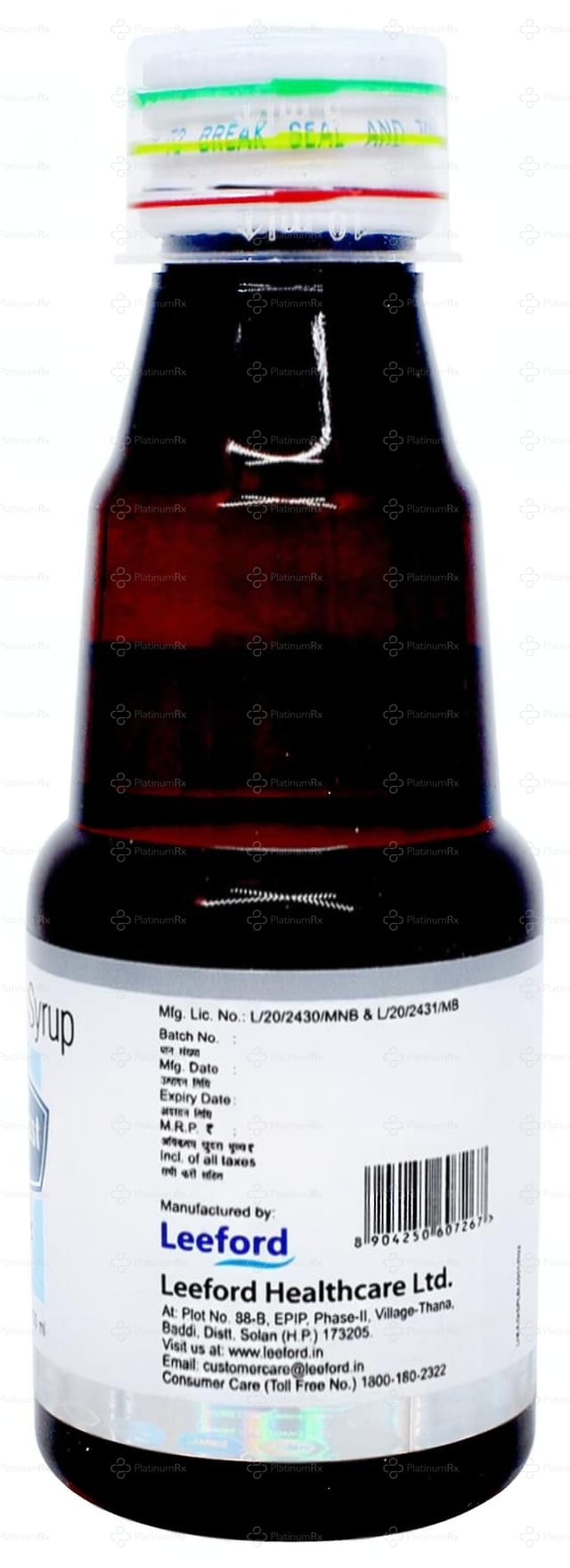 Mentoplast 500mg Syrup 100ml