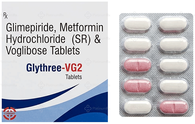 Glythree VG 2/500/0.2mg Tablet SR 10s