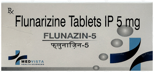 Flunazin 5mg Tablet 10s