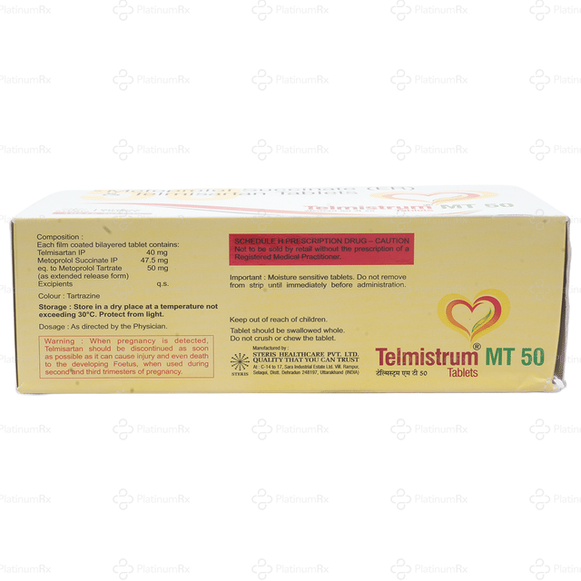 Telmistrum MT 50/40mg Tablet ER 15s