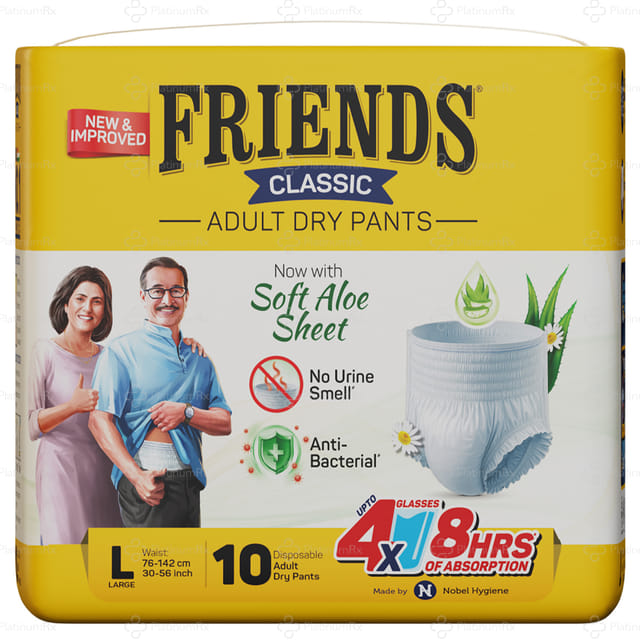 Friends Classic Adult Dry Pant Large Diaper 10s