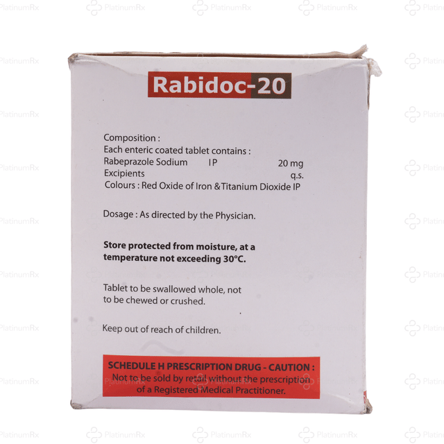 Rabidoc 20mg Tablet 10s