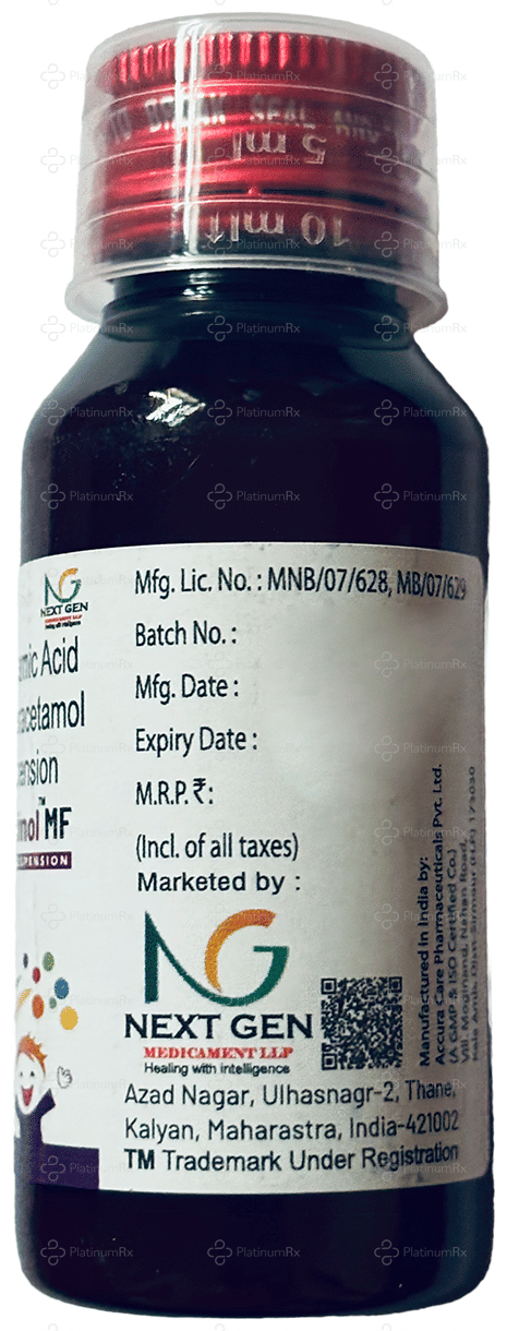 Gencimol MF 100/250mg Mango Oral Suspension 60ml