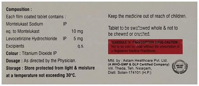 Montenox 5/10mg Tablet 10s