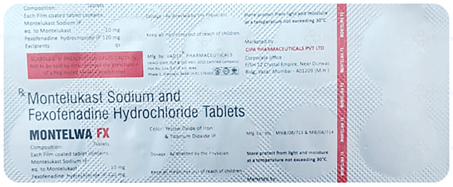 Montelwa FX 120/10mg Tablet 10s