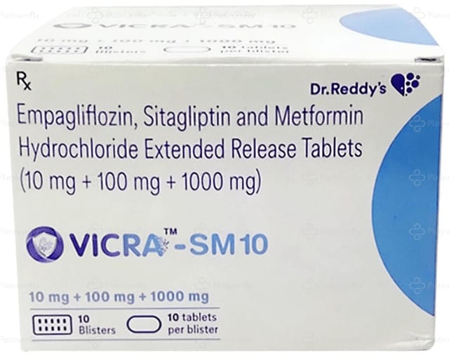 Vicra SM 10mg Tablet ER 10s