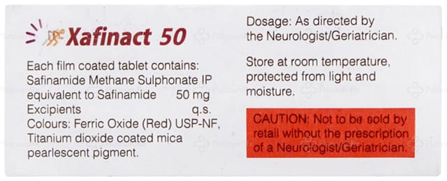 Xafinact 50mg Tablet 10s
