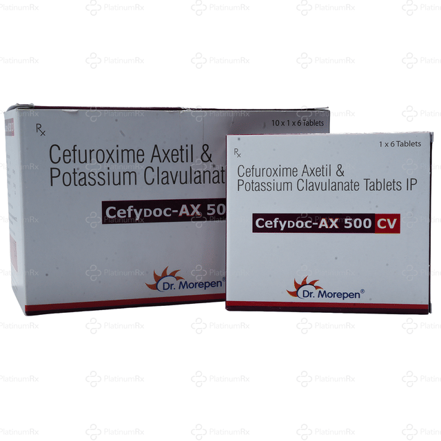Cefydoc AX 500/125mg CV Tablet 6s