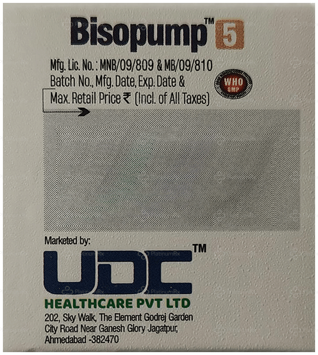Bisopump 5mg Tablet 10s