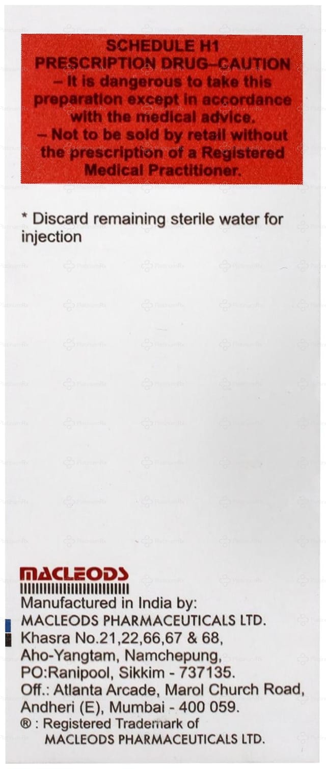 Accutaz AS 1000/125mg Injection 1s