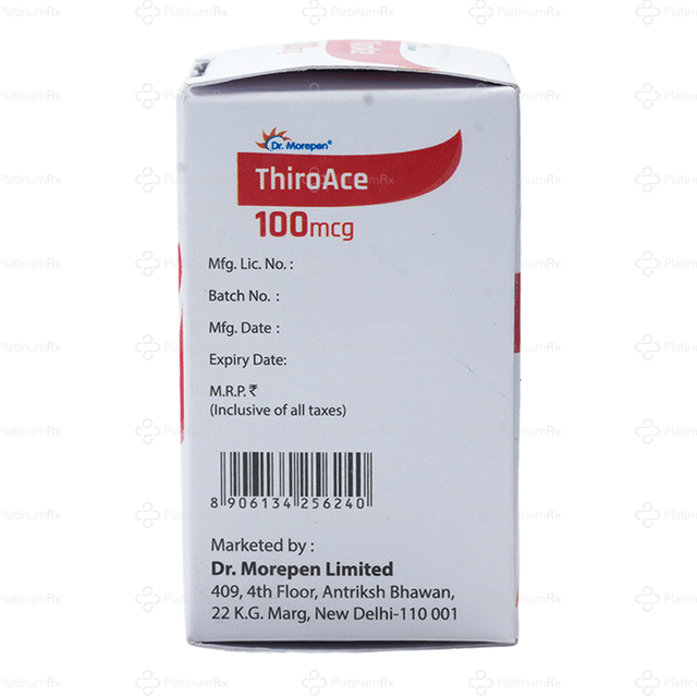 ThiroAce 100mcg Tablet 100s