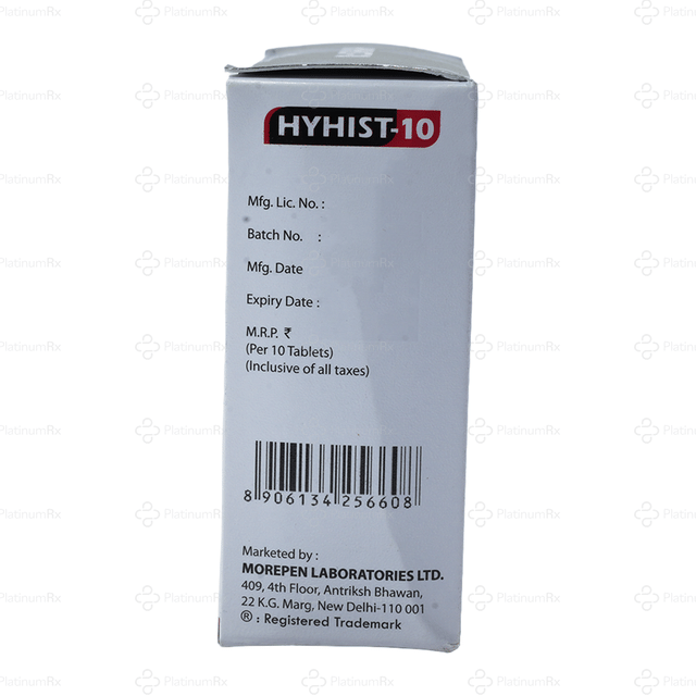 Hyhist 10mg Tablet 10s