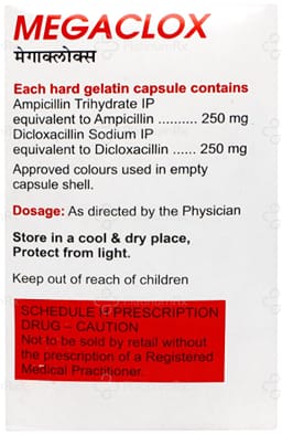 Megaclox 250/250mg Capsule 10s