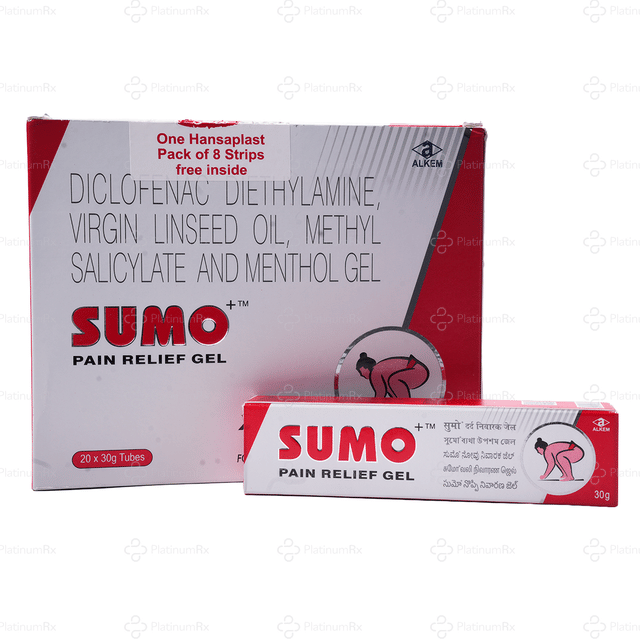 Sumo Plus Pain Relief Xtra Power Gel 30gm